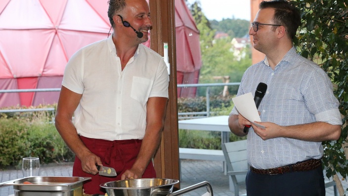 Wahlkampfauftakt beim „Koch & Talk“ mit dem Finanzminister Dr. Thomas Schäfer